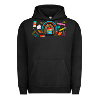 Pigment Black teacher life rainbow frosted Urban Hoodie - JahusDesignShop