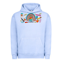 Pigment Grape Ice teacher life rainbow frosted Urban Hoodie - JahusDesignShop