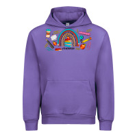 Tulip teacher life rainbow frosted Urban Hoodie - JahusDesignShop
