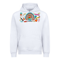 White teacher life rainbow frosted Urban Hoodie - JahusDesignShop
