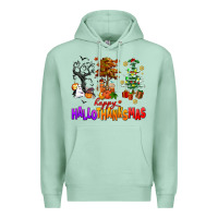 Seafoam happy hallothanksmas trees Premium Hoodie - AdoDesignShop
