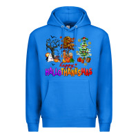 True Royal happy hallothanksmas trees Premium Hoodie - AdoDesignShop