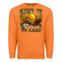 Carrot keep it wild western Premium Sweatshirt - texasbilliewilder