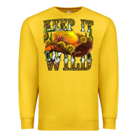 Lemon keep it wild western Premium Sweatshirt - texasbilliewilder