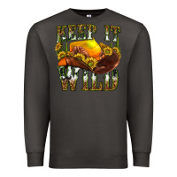 Smoke keep it wild western Premium Sweatshirt - texasbilliewilder