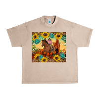 French Oak cowgirl Urban Heavy Tee - Artiststas