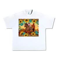 White cowgirl Urban Heavy Tee - Artiststas