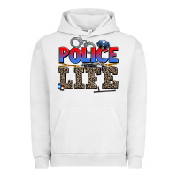 Pigment Lunar Rock police life Urban Hoodie - AdoDesignShop