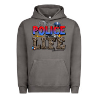Pigment Tornado police life Urban Hoodie - AdoDesignShop