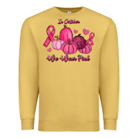 Antique Gold In October We Wear Pink Pumpkins Premium Sweatshirt - RanaPortraitStore