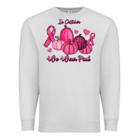 Dove Grey In October We Wear Pink Pumpkins Premium Sweatshirt - RanaPortraitStore