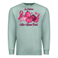 Seafoam In October We Wear Pink Pumpkins Premium Sweatshirt - RanaPortraitStore