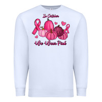 In October We Wear Pink Pumpkins Premium Sweatshirt | Teevron