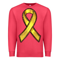 Cardinal Gold Cancer ribbon Premium Sweatshirt - RanaPortraitStore