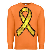 Carrot Gold Cancer ribbon Premium Sweatshirt - RanaPortraitStore