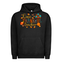 Pigment Black one thankful teacher Urban Hoodie - JahusDesignShop