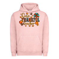 Pigment Salmon one thankful teacher Urban Hoodie - JahusDesignShop