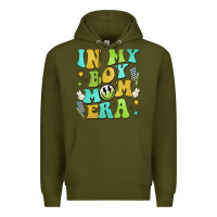Army Green in my boy mom era Premium Hoodie - JahusDesignShop