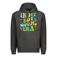 Charcoal Heather in my boy mom era Premium Hoodie - JahusDesignShop