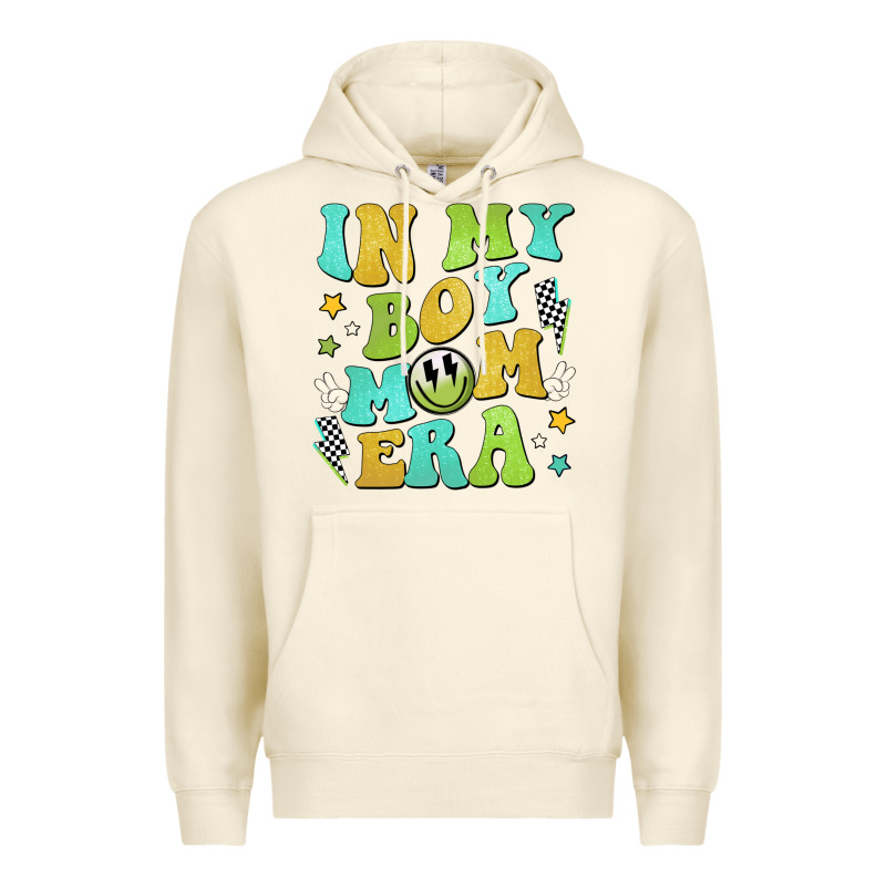 In My Boy Mom Era Premium Hoodie by JahusDesignShop | Teevron