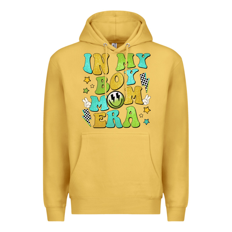 In My Boy Mom Era Premium Hoodie by JahusDesignShop | Teevron