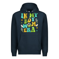 Navy in my boy mom era Premium Hoodie - JahusDesignShop