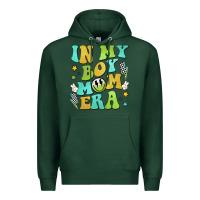 Sports Green in my boy mom era Premium Hoodie - JahusDesignShop