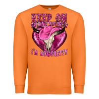 Carrot keep on talking yourself im not pretty western Premium Sweatshirt - texasbilliewilder