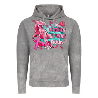 Cloud Rock dinosaur  in october we wear pink Vintage Hoodie - AdoDesignShop