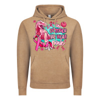 Vintage Coffee dinosaur  in october we wear pink Vintage Hoodie - AdoDesignShop