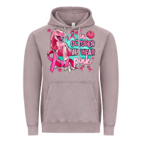 Vintage Zinc dinosaur  in october we wear pink Vintage Hoodie - AdoDesignShop