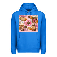 True Royal cafecito y chisme. Premium Hoodie - JahusDesignShop