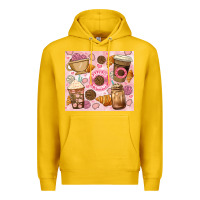 Lemon cafecito y chisme. Premium Hoodie - JahusDesignShop