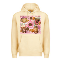 Pina Colada cafecito y chisme. Premium Hoodie - JahusDesignShop