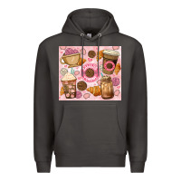 Smoke cafecito y chisme. Premium Hoodie - JahusDesignShop