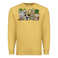 Antique Gold koala coffee cups Premium Sweatshirt - texasbilliewilder