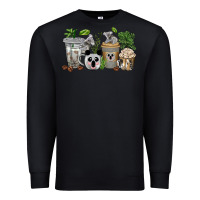 Black koala coffee cups Premium Sweatshirt - texasbilliewilder