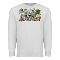 Dove Grey koala coffee cups Premium Sweatshirt - texasbilliewilder