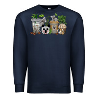 Navy koala coffee cups Premium Sweatshirt - texasbilliewilder