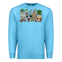 Ocean Blue koala coffee cups Premium Sweatshirt - texasbilliewilder
