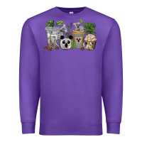 Purple koala coffee cups Premium Sweatshirt - texasbilliewilder