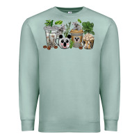 Seafoam koala coffee cups Premium Sweatshirt - texasbilliewilder