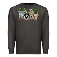 Smoke koala coffee cups Premium Sweatshirt - texasbilliewilder