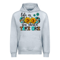 Heather Grey life is good you should get one Urban Hoodie - AdoDesignShop