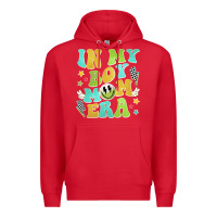 Red in my boy mom era Premium Hoodie - JahusDesignShop