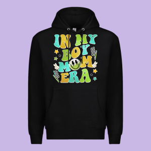 In My Boy Mom Era Premium Hoodie Designed By Jahusdesignshop