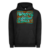 Pigment Black i am not bossy i just have leadership skills Urban Hoodie - AdoDesignShop