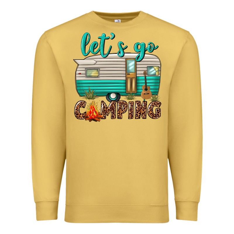 Lets Go Camping Premium Sweatshirt by texasbilliewilder | Teevron