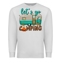 Dove Grey lets go camping Premium Sweatshirt - texasbilliewilder
