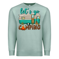 Seafoam lets go camping Premium Sweatshirt - texasbilliewilder